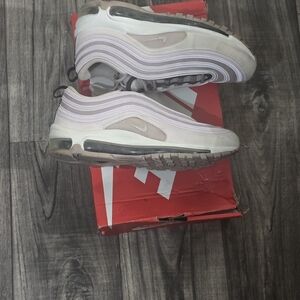 Nike Air Max 97 Sneakers in White and Cream